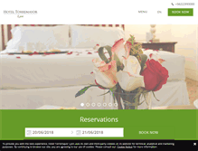 Tablet Screenshot of hoteltorremayor.cl
